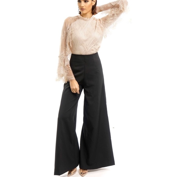 💐NWT Chic High Waist Palazzo Pants! - Picture 3 of 6
